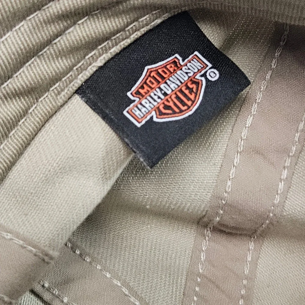 Harley Davidson‎ Oman Muscat Hat Tan Embroidered Middle East Biker Motorcycles